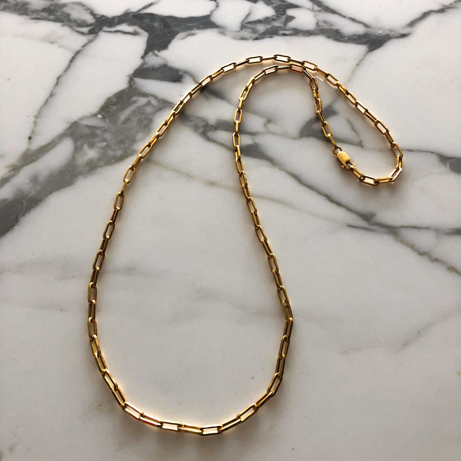 Insanely heavy sterling silver orders vermeil chain necklace